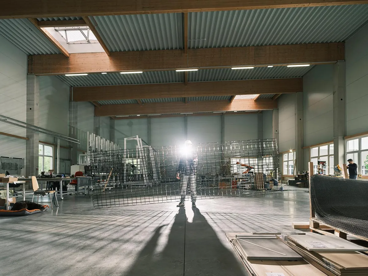 Fiber Elements production hall in Leoben
